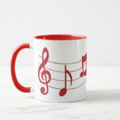 Mug Notes musicales (Gauche)