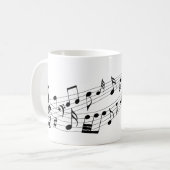 Mug Notes musicales (Devant gauche)