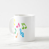 Mug Notes musicales (Devant gauche)