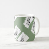 Mug Notes musicales (Devant droit)