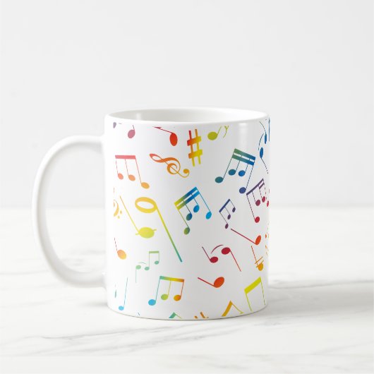 Mug Notes musicales 4 (Gauche)