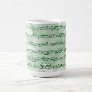 Mug Notes musicales aquarelle