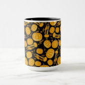 Mug Notes musicales de trompette citrouille (Centre)
