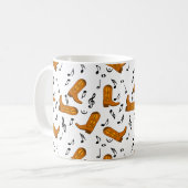 Mug Notes musicales des Boots de Cowboy (Devant gauche)