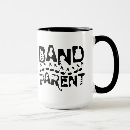 Mug Notes musicales des parents de bande (Droite)