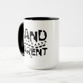 Mug Notes musicales des parents de bande (Devant gauche)
