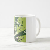 Mug Notes musicales du violon (Devant droit)