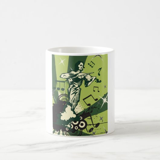 Mug Notes musicales du violon (Centre)