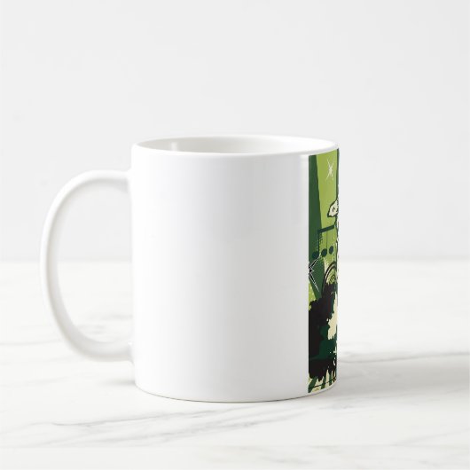 Mug Notes musicales du violon (Gauche)