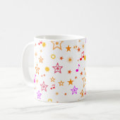 Mug Notes musicales et étoiles : (Devant gauche)
