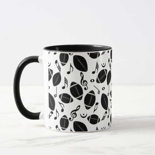 Mug Notes musicales Footballs (Gauche)