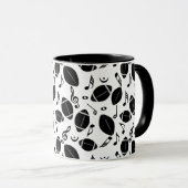 Mug Notes musicales Footballs (Devant droit)