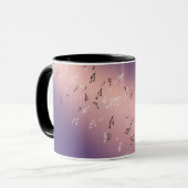Mug Notes musicales Lilac Moon (Devant gauche)