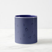 Mug Notes musicales Marine (Centre)