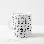 Mug Notes musicales Motif sans ambages (Devant gauche)