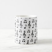 Mug Notes musicales Motif sans ambages (Centre)