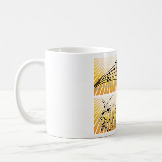 Mug Notes musicales multiples (Gauche)
