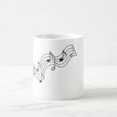 Mug Notes musicales Symbole de la chanson désignant le (Centre)