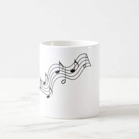 Mug Notes musicales Symbole de la chanson désignant le (Centre)