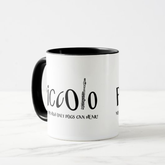 Mug Notes Piccolo si élevées (Devant gauche)