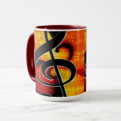 Mug Notes stylées simples pour Cool (Devant gauche)