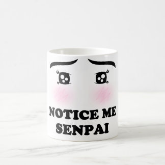 Mug Notez-moi fille de rougissement Kawaii Manga