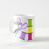 Mug Notions de couture personnalisées (Devant gauche)