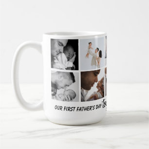 Mug Notre 1ère Fête des pères Ensemble ! Photo Collage