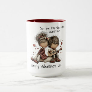 Mug Notre amour a la bande sonore la plus mignonne