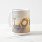 Mug Notre Amour Est Le Ciel Envoyé (Devant gauche)