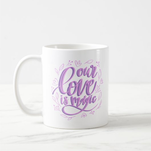 Mug notre amour est magique (Gauche)