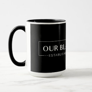 Mug Notre beauté noire - 15 oz de muscade