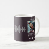 Mug Notre chanson préférée - Photo personnalisée (Devant droit)