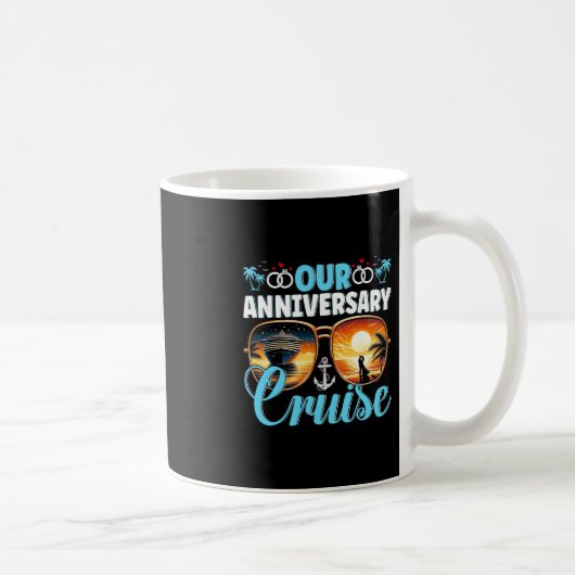 Mug Notre croisière de conception de couples de mariag (Droite)
