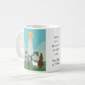Mug Notre-Dame de Fatima et les trois bergers (Devant gauche)