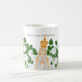 Mug Notre-Dame de Fatima et roses blanches (Centre)