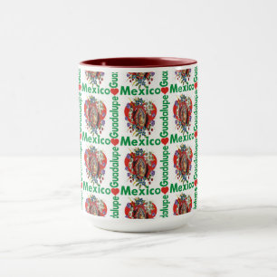 Mug Notre Dame de Guadalupe Mexicaine Vierge Aztèque M
