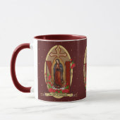 Mug Notre Dame de Guadalupe Père Noël Maria Vierge esp (Gauche)