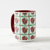 Mug Notre-Dame de Guadalupe Vierge Aztèque Mexicaine (Devant gauche)