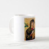 Mug Notre Dame de l'aide perpétuelle icône Vierge Mari (Devant gauche)