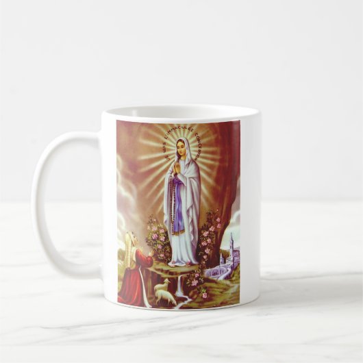 Mug Notre Dame de Lourdes (Gauche)