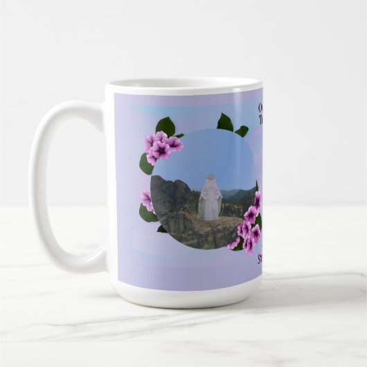 Mug Notre Dame des Rocheuses - Statue de Marie de 27 m (Gauche)