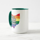 Mug Notre État de notre fierté| Ohio (Devant gauche)