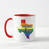 Mug Notre État de notre fierté| Texas (Gauche)