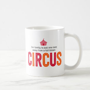 Mug Notre famille est juste une tente à partir d'un