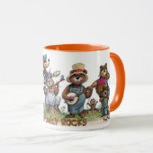 Mug Notre famille Rocks (Devant droit)