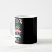 Mug Notre Flock Rocks Flamants roses Lover Famille Vac (Devant gauche)