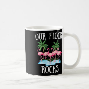 Mug Notre Flock Rocks Flamants roses Lover Famille Vac