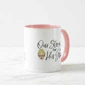 Mug Notre histoire pour sa musique de gloire (Devant droit)