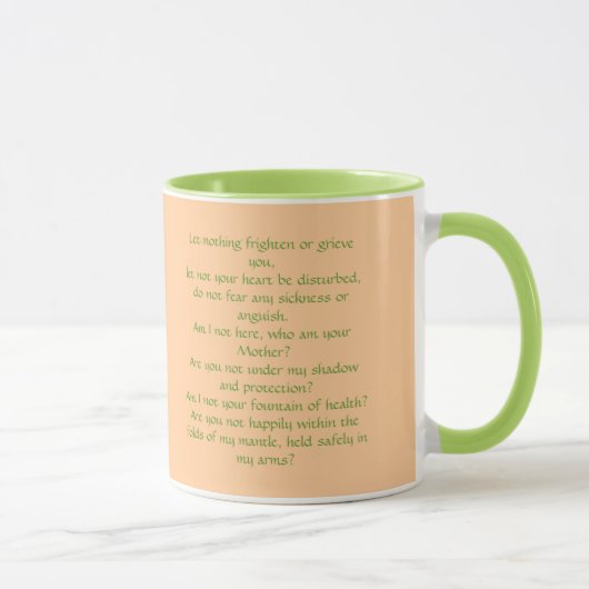Mug Notre Madame de Guadalupe avec Juan Diego (Droite)